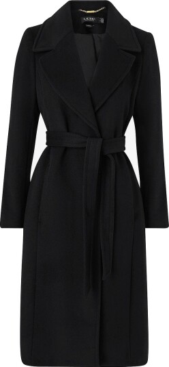 Lauren Ralph Lauren Kåpe Cashmere Blend wool Wrap 42" Svart Lauren Ralph Lauren Kåpe Cashmere Blend wool Wrap 42" Svart