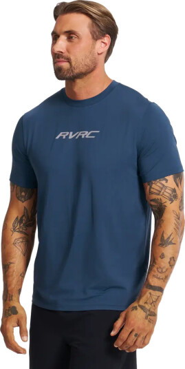 RevolutionRace Direction Active T shirt Herre Insignia Blue Størrelse:L Herre > Overdeler > T skjorter