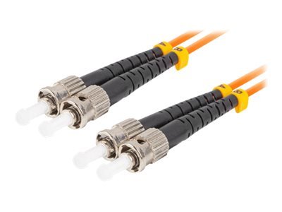 Lanberg Fiberoptisk Lappekord Mm St/Upc-St/Upc Duplex 3,0Mm Om2 50/125 Lszh 1M Orange Lanberg