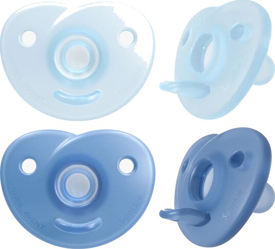Philips Avent Soothie Heart Smokk 0 6 Mnd Blå 2 Stk. Philips Avent Soothie Heart Smokk 0 6 Mnd Blå 2 Stk.