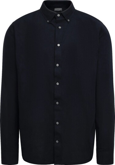 Bruun & Stengade Bs Akihito Casual Modern Fit Shirt   NAVY   XL