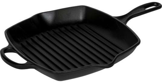 Le Creuset Signature Grillpanne ??? firkantet 26x26 cm ??? Sort