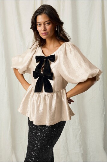 Joelle Bluse Henley Gull Joelle Bluse Henley Gull