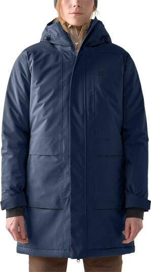 Haglöfs Salix Proof Mimic II Parka Vinterjakke Dame Navy XL