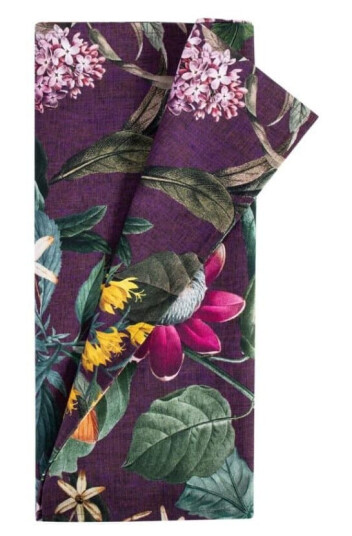Bordmatte AMAZONIA 43x116cm fiolett floral