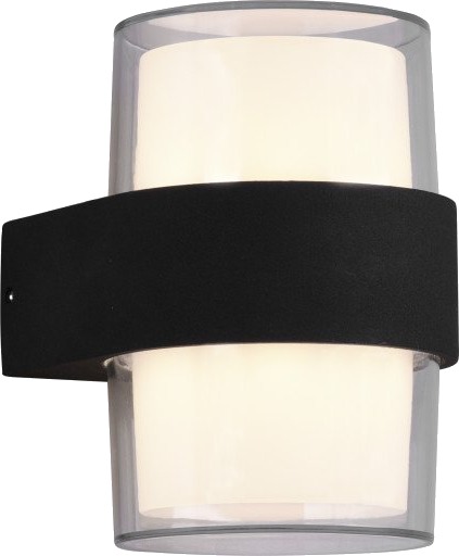 Trio Lighting Molina utendørs vegglampe rund