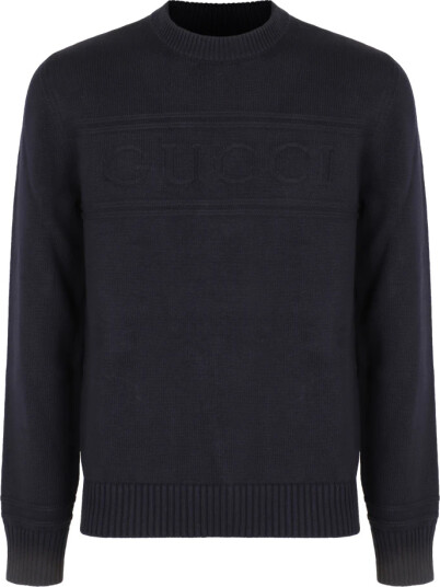 Gucci Herre Strikkevarer Blå L,