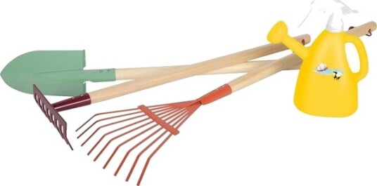 Small Foot Garden Set Hageredskaper Med Vannkanne Small Foot Garden Set Hageredskaper Med Vannkanne