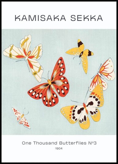 One Thousand Butterflies №3 Plakat Plakat / 30x40cm One Thousand Butterflies №3 Plakat Plakat / 30x40cm