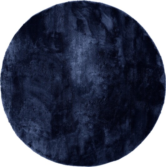 Runde tepper Aranga Super Soft Fur mørke blå Størrelse: Ø 160 cm Runde tepper Aranga Super Soft Fur mørke blå Størrelse: Ø 160 cm