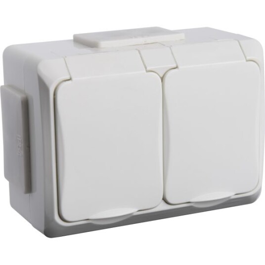 Gelia 4022086112 Vegguttak kapslet 2-veis Gelia 4022086112 Vegguttak kapslet 2-veis