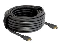 Delock HDMI-kabel med Ethernet 10 m - High Speed HDMI Type A Hann