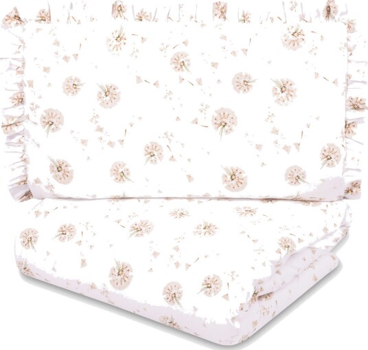 Sensillo Sengesett Barn 100x135cm, Løvetann Beige - 2 deler