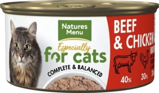 Natures Menu Cat Adult Storfe & Kylling 85 G Natures Menu Cat Adult Storfe & Kylling 85 G