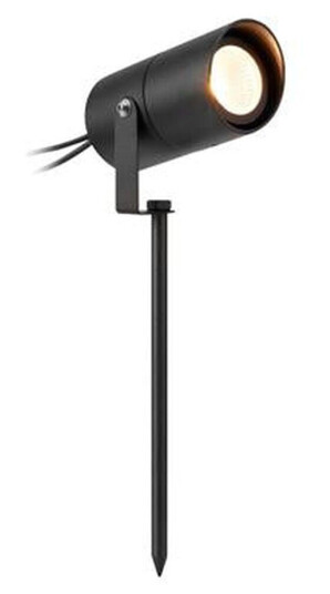 Unite 12 Hagespot 3W 3000 Kelvin utendørs IP44 Utbyggbar Svart