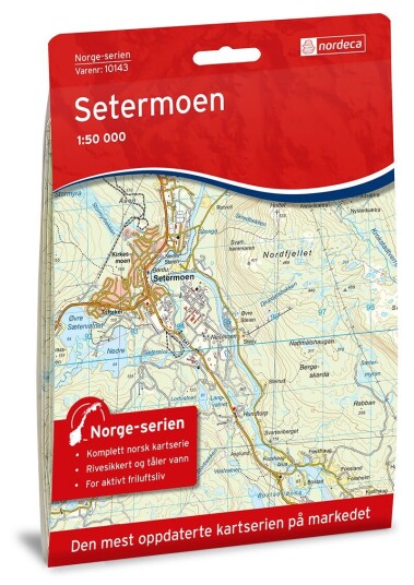 Ugland IT Nordeca Setermoen Norge-serien 1:50 000 Turkart