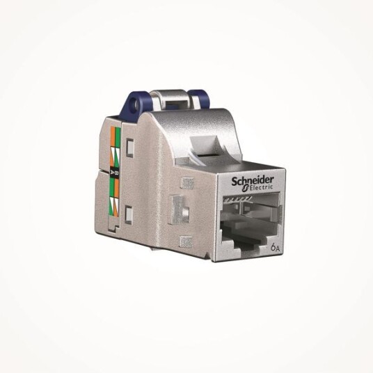 Schneider Electric DPM Kat 6A STP Modulærjack Avskjermet Nettverksuttak Hvit Schneider Electric DPM Kat 6A STP Modulærjack Avskjermet Nettverksuttak Hvit