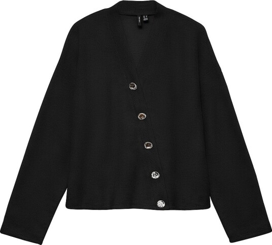 Vero Moda Kardigan vmPenny LS V neck Jrs GA Svart