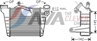 Intercooler AVA COOLING SYSTEMS STA4036