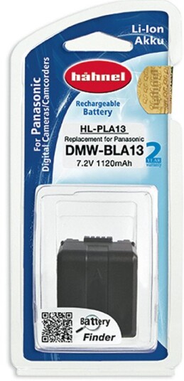 Hähnel Batteri til Panasonic Kameraer (HL-PLA13/DMW-BLA13) - Oppladbart - 1120mAh Hähnel Batteri til Panasonic Kameraer (HL-PLA13/DMW-BLA13) - Oppladbart - 1120mAh