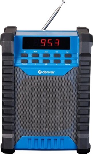 Denver WRD-60 Bærbar Bluetooth Håndverkerradio med DAB/FM 100W Denver WRD-60 Bærbar Bluetooth Håndverkerradio med DAB/FM 100W