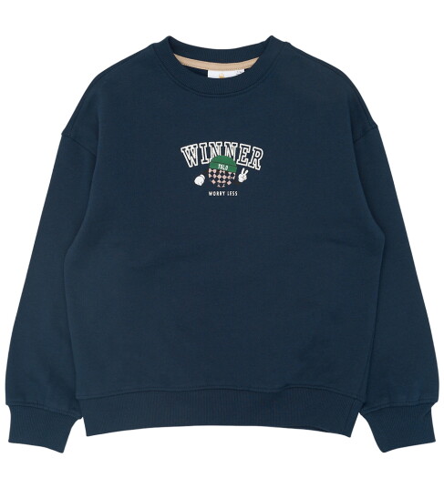 The New Tnpaul Os Sweatshirt Navy 134/140 The New Tnpaul Os Sweatshirt Navy 134/140