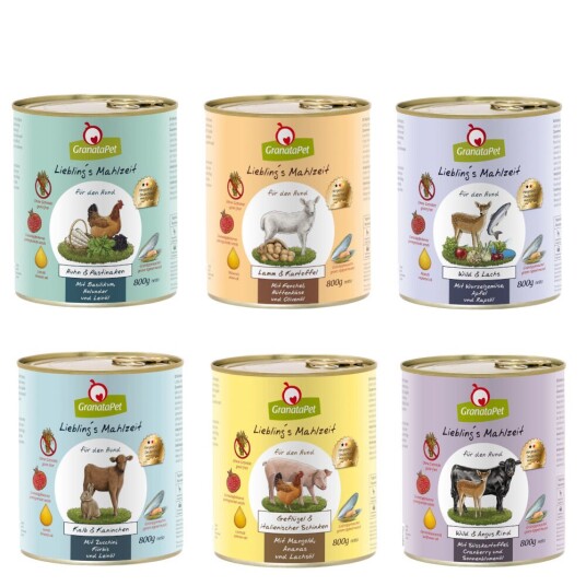 Granatapet Darling'S Meal Mix Pack 6 X 800 G Blandingspakke 1 (6 Varianter) Granatapet Darling'S Meal Mix Pack 6 X 800 G Blandingspakke 1 (6 Varianter)