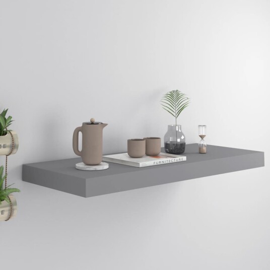 vidaXL Flytende vegghylle gr? 60x23,5x3,8 cm MDF