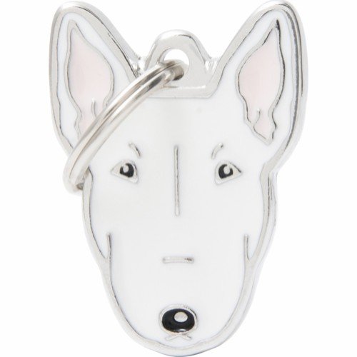 Myfamily Bull Terrier Idtag Hvit Myfamily Bull Terrier Idtag Hvit
