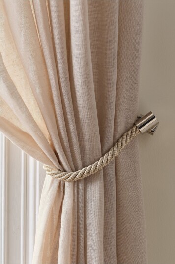 Jotex Gardinbånd Med 2pakk Beige/sølv BRAD 2214953010
