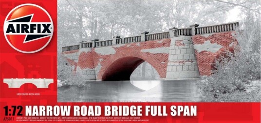 Airfix plastmodell 1/72 Narrow Road Bridge Road Full Span A75011