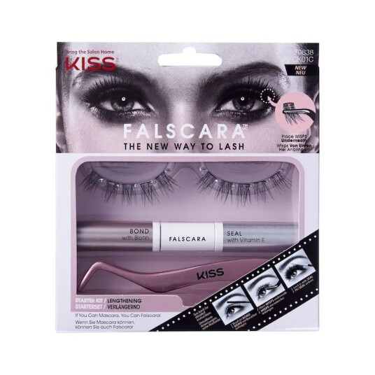 Kiss Falscara Starter Kit 3 stk Falske øyevipper Kiss Falscara Starter Kit 3 stk Falske øyevipper