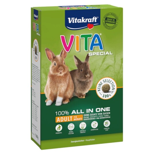 Vitakraft Vita Special Adult Dvergkanin 3 X 600 G Vitakraft Vita Special Adult Dvergkanin 3 X 600 G