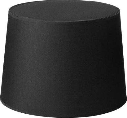 Lampeskjerm Emma Cabana Høyde 25,0 Cm Sort