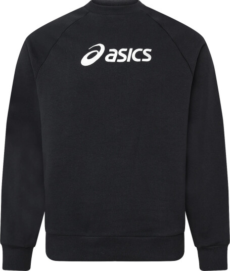 Asics Asics Logo Fleece Crew Neck Top Black S