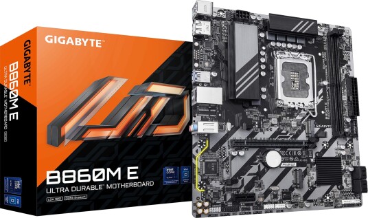 Gigabyte B860M E Hovedkort med LGA1851 Socket og USB 3.2 Gen 1 Gigabyte B860M E Hovedkort med LGA1851 Socket og USB 3.2 Gen 1