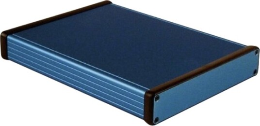 Hammond Electronics 1455R2201BU 220 × 165 × 30,5 mm Aluminium Blå Kabinett