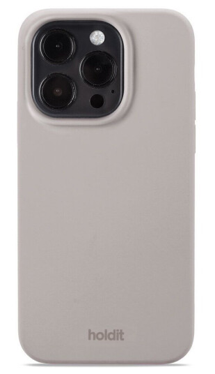 Holdit iPhone 14 Pro Soft Touch Silikon Deksel - Taupe