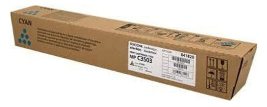 Ricoh Toner Ricoh 841820 Cyan Ricoh Toner Ricoh 841820 Cyan