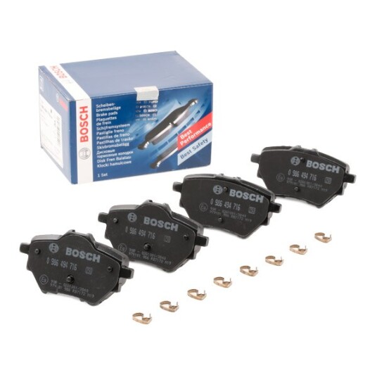 Bremseklosser BOSCH 0 986 494 716 Bremseklosser BOSCH 0 986 494 716