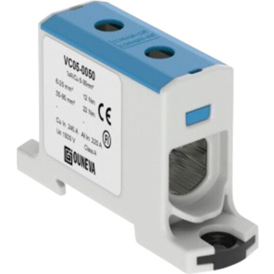 Ouneva Klemme isolert OTL 1x6-95mm² AL/CU Blå - 1296304