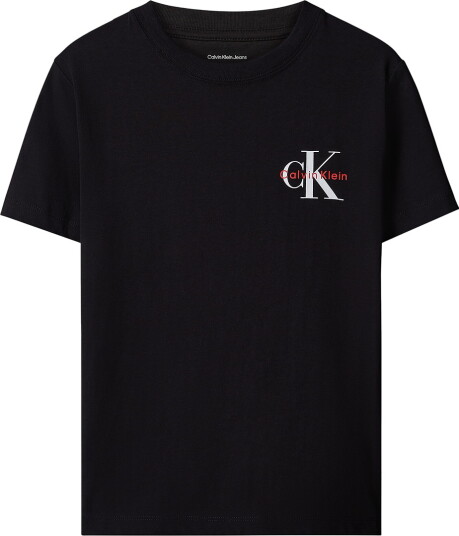 Calvin Klein Small Chest Monologo Ss T Shirt Black 140 x 10 Calvin Klein Small Chest Monologo Ss T Shirt Black 140 x 10