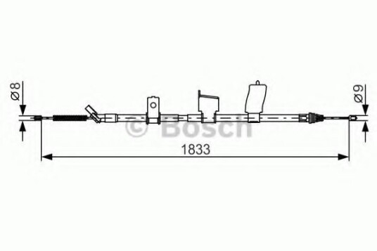 Bremsewire BOSCH 1 987 482 340