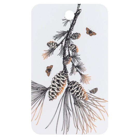 Åry Home Pine Cone skjærefjøl 20x34 cm Cotton white