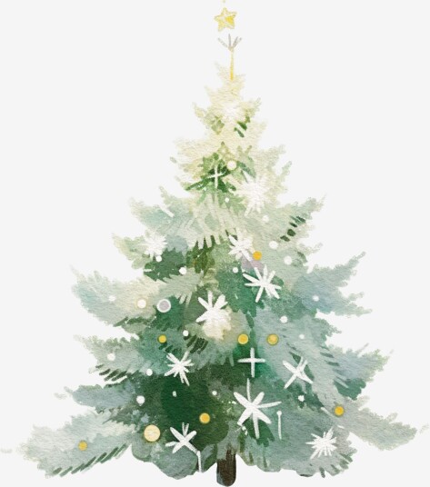 Juletre Klistremerke