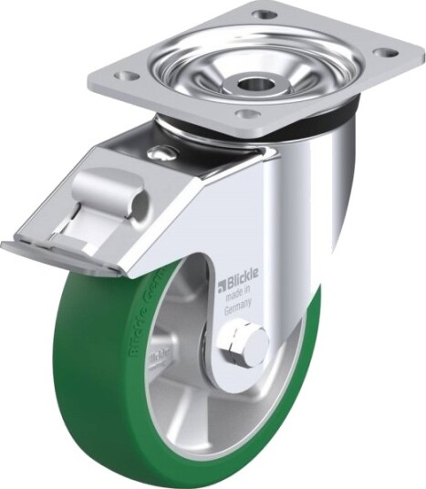 Blickle 627034 Lk-Alst 160K-Fi Styrehjul Med Brems, Hjuldiameter 160 Mm, Bæreevne (Maks.) 580 Kg (1 Stk) Blickle 627034 Lk-Alst 160K-Fi Styrehjul Med Brems, Hjuldiameter 160 Mm, Bæreevne (Maks.) 580 Kg (1 Stk)