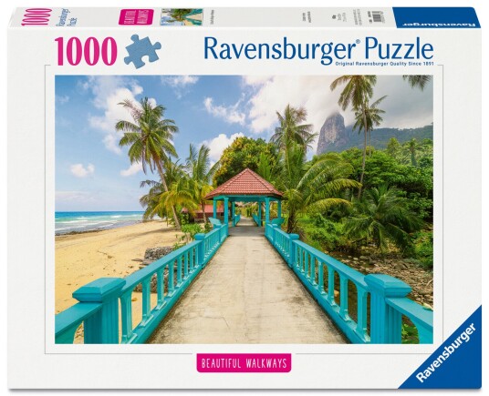 Ravensburger Puslespill 1000 Fargerik Bro Ravensburger Puslespill 1000 Fargerik Bro