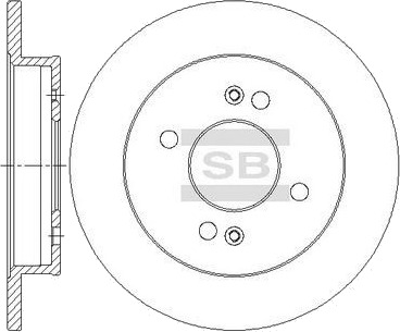 Hi Q SD2045 Bremseskive