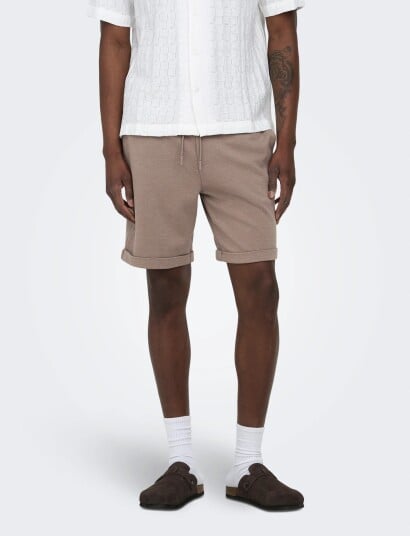 ONLY & SONS Onsnewkodyl Reg S Shorts Noos Brown S