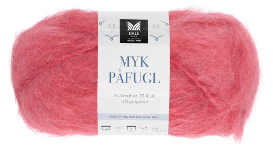 Dale Garn Dale Myk Påfugl 4017 Korall